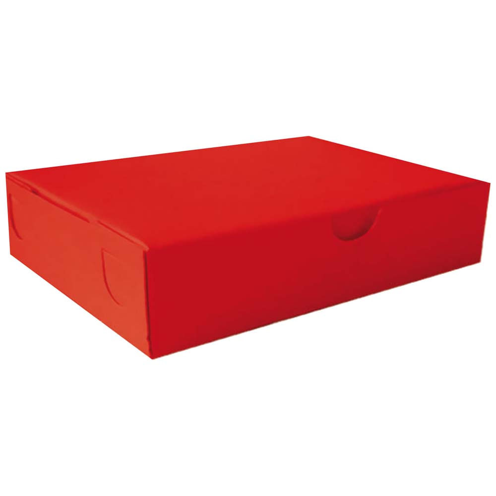 Caja de torta rojo OLEGO x10un