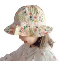 Sombrero Bucket Hat Floral 48cm Gorro para niña de 6-12 meses