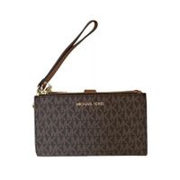 Billetera Wrislet Michael Kors Porta Celular - Marron