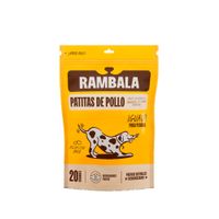 Alimento para Perro RAMBALA Snack Patas de Pollo Doypack 20un