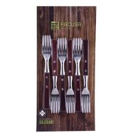 Set de 6 Tenedores de Mesa SOLLEWOOD en Acero Inoxidable – FACUSA 10286360
