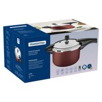 Olla de Presión Tramontina Vancouver Starflon Max Rojo 24 cm 6 L