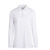 Polo Camisero Manga Larga Blanco S