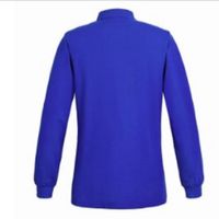 Polo Camisero Manga Larga Azulino L