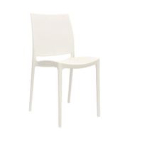 Silla Funcional de Comedor Kansas color Blanco TU MESITA