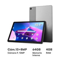 Tablet Lenovo Tab M10 4GB 64GB LTE + Folio Case Negro