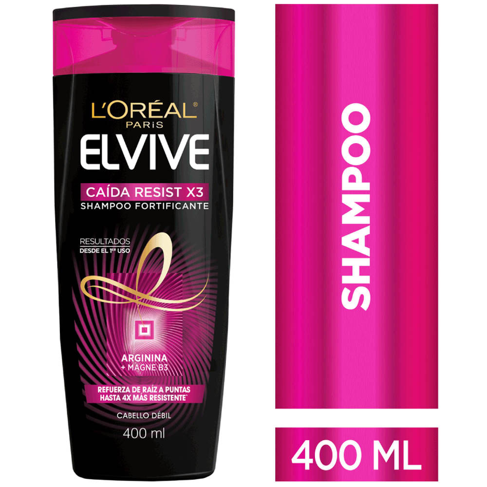 Shampoo ELVIVE Resist para Caída del Cabello Frasco 400ml