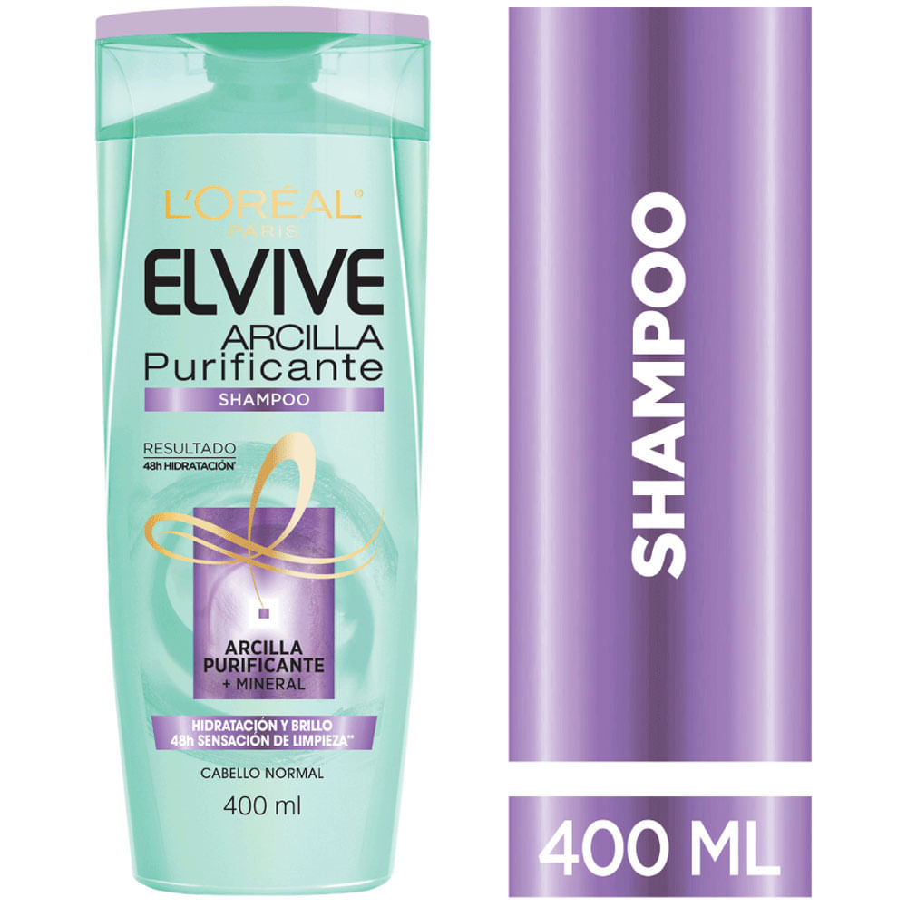 Shampoo ELVIVE Arcilla Purificante Cabello Graso Frasco 400ml plazaVea Supermercado Shampoo ELVIVE Arcilla Purificante Cabello Graso Frasco 400ml plazaVea Supermercado