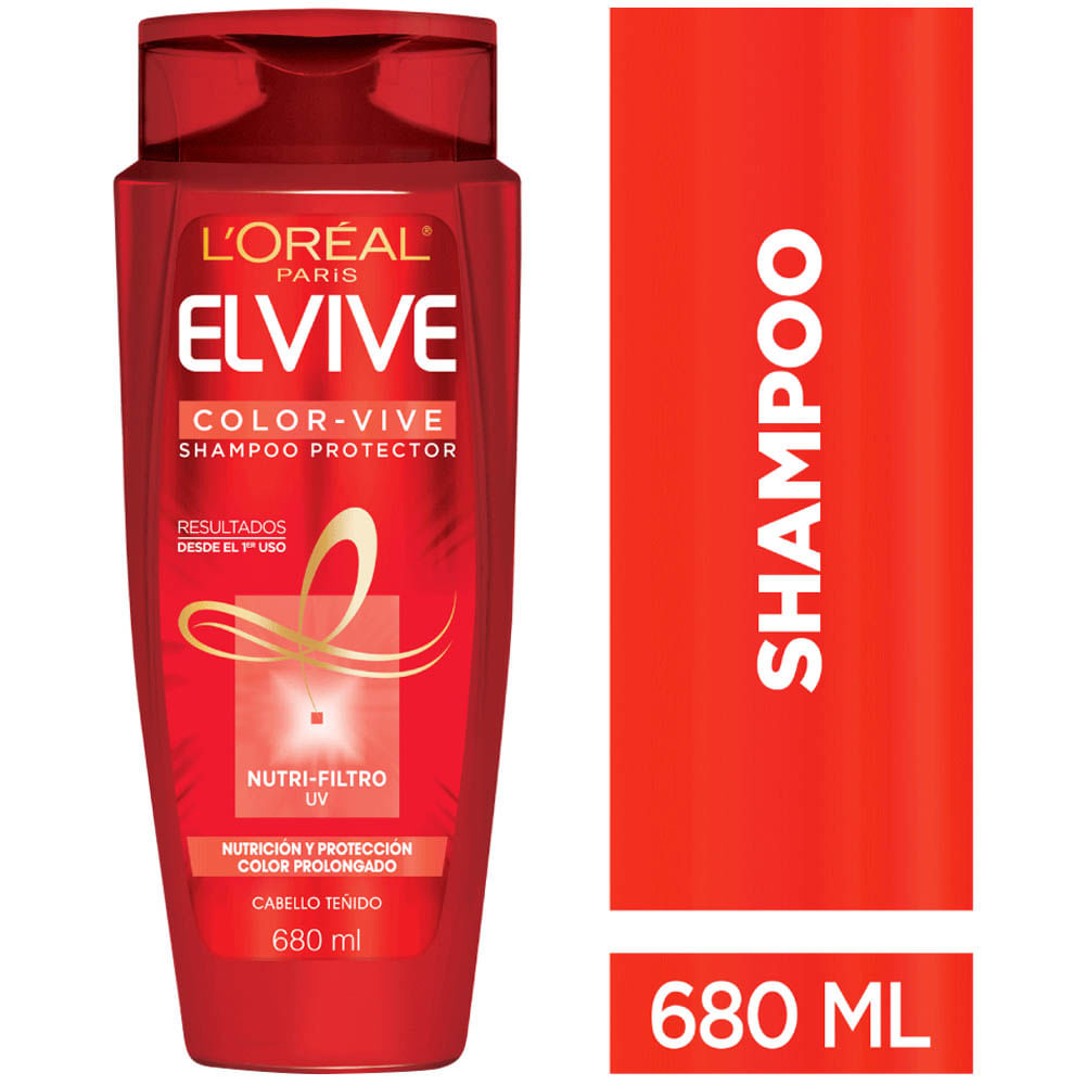 Shampoo ELVIVE Color Vive Frasco 680ml plazaVea Supermercado