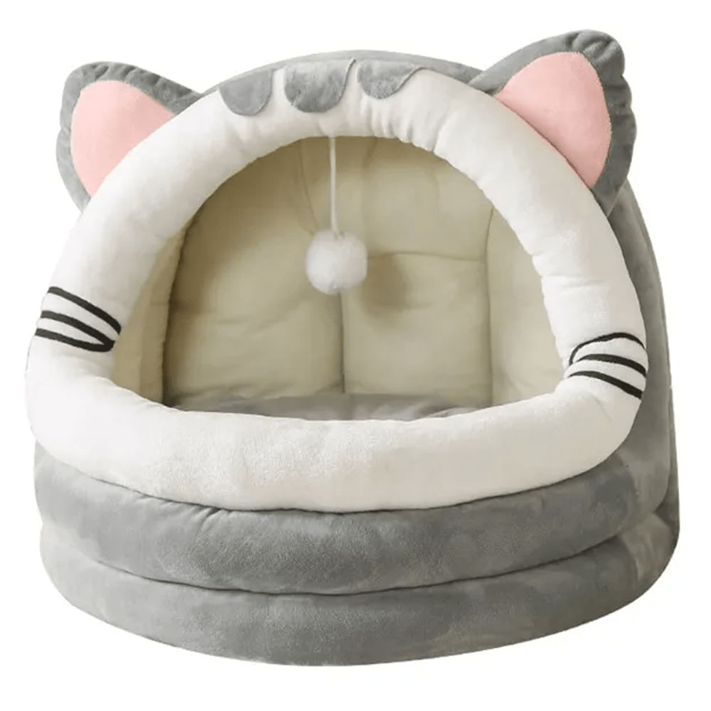 Cama Cueva para Gatos - Gris