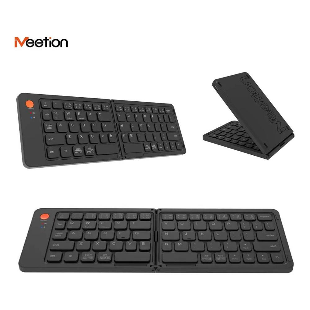 Combo Mini Teclado Plegable con Mouse Inalámbrico MEETION BTC001