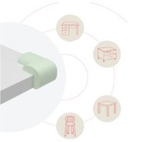 Esquinero de Proteccion de Goma para Niños