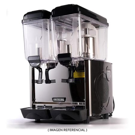 Refresquera De 2 Tolvas De 12 Litros X 2 Fritecsa