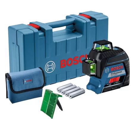 Nivel laser 360º 30 Metros a Bateria Luz Verde Bosch GLL 3-80G