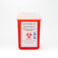 Contenedor de Bioseguridad de Plástico de 1.5 LITROS