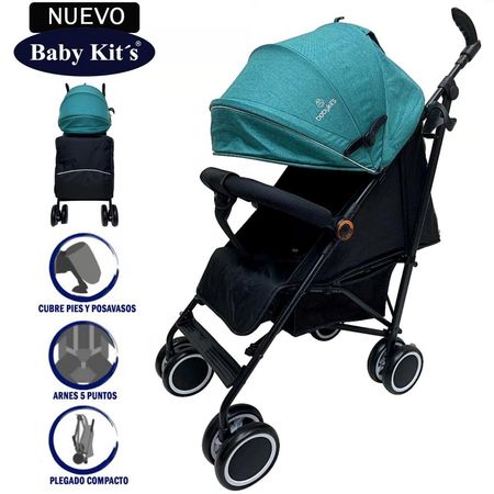 Coche Bastón Baby Kits fiesta 5249 Esmeralda