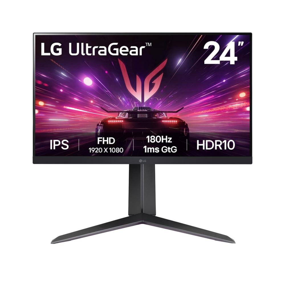 Monitor Gamer LG UltraGear 24GS65F-B Pivoteable 24 IPS FHD 180Hz 1ms NVIDIA G-Sync 24GS65F