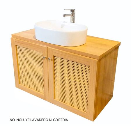 Vanitorio Capri 100cm Melamine MDF con 3 Cajones y 2 Puertas