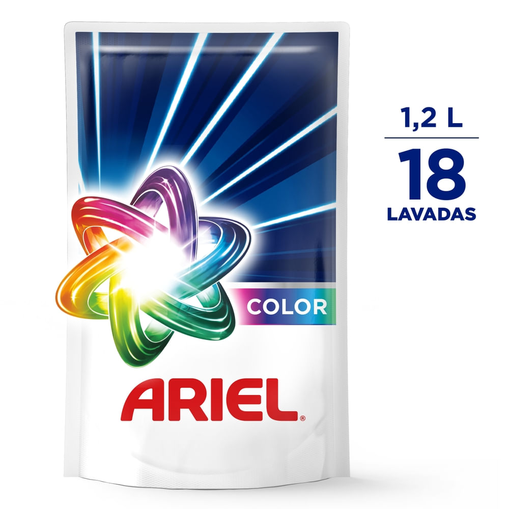 Detergente Líquido ARIEL Color Doypack 1200ml