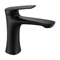 Mezcladora para Lavatorio Monocomando Orange Modelo 5371PTBMB Negro Mate