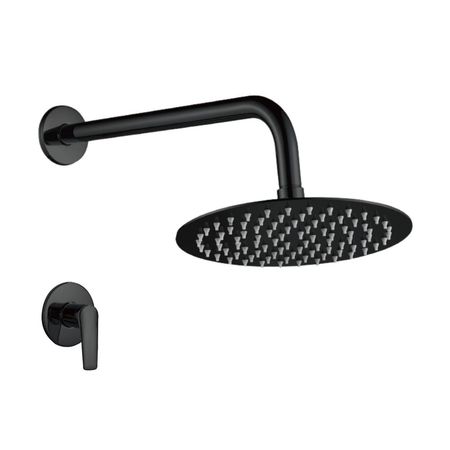 Mezcladora de Ducha Monocomando con Salida Orange Montecarlo Negro Mate