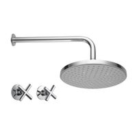 Mezcladora de Ducha Orange Modelo 23P08S Cromado con Ducha Superior y Brazo
