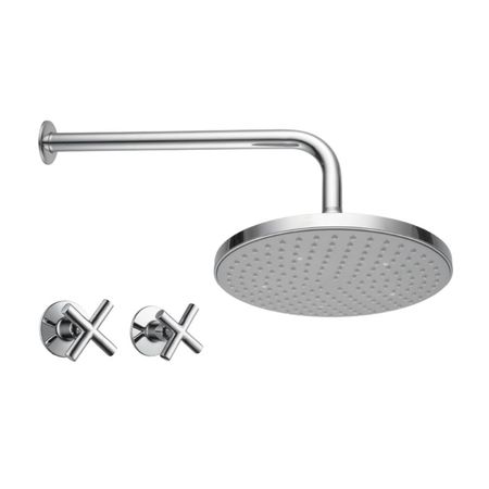 Mezcladora de Ducha Orange Modelo 23P08S Cromado con Ducha Superior y Brazo