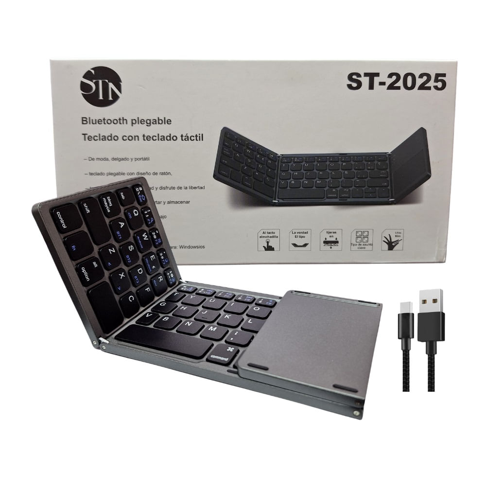 Teclado Bluetooth en Español con Panel Táctil ST-2025