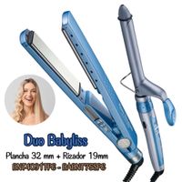 Combo Babyliss Plancha Pro Nano Titanium 32mm Y Rizador Pro Nano Titanium 19mm