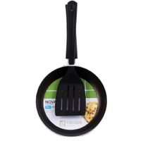Sartén Antiadherente Nova 24cm + Espátula de Nylon 4 - Facusa 75145645
