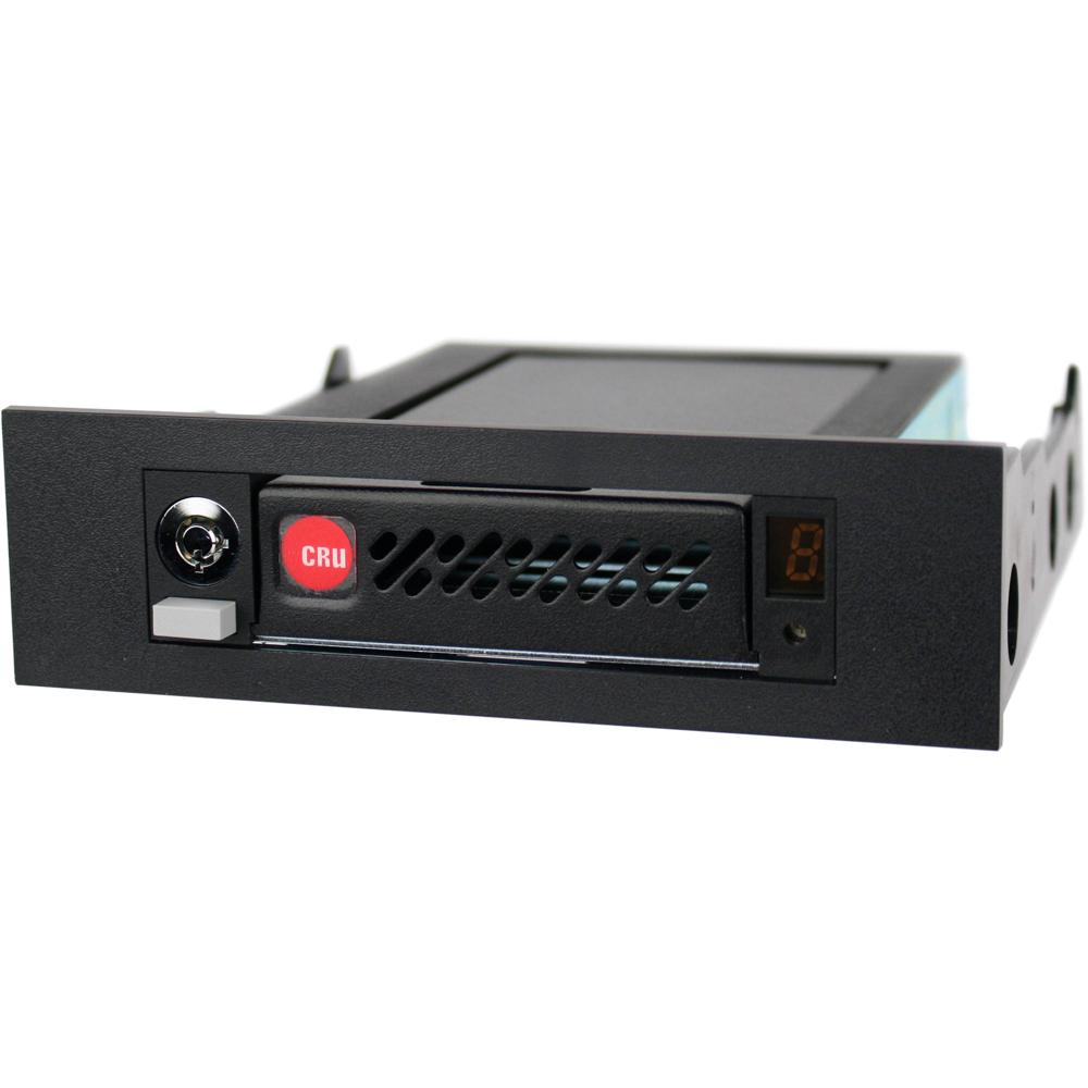 CRU-DataPort DE50 SAS/SATA 6G Captive Key (Negro) - Compatible con Bahías de 5.25"" o 3.5"" y Construc