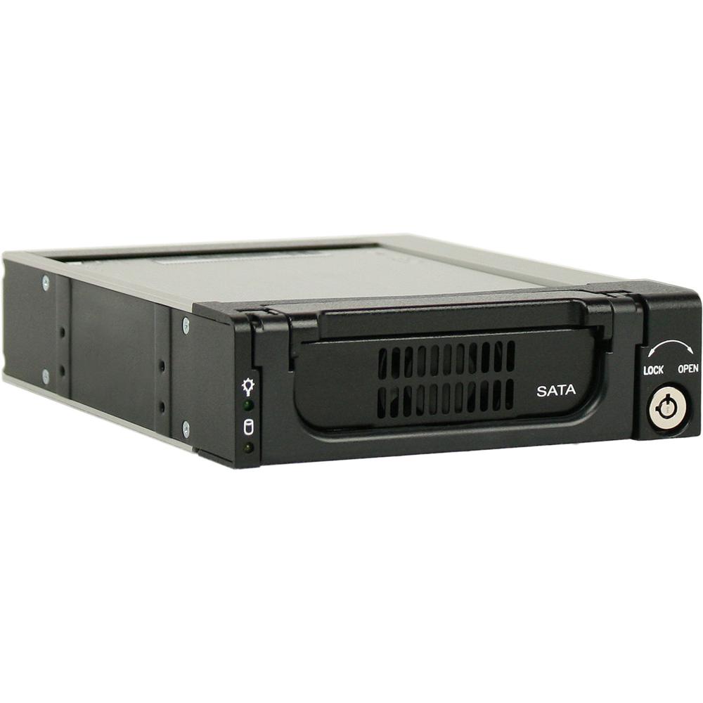 CRU-DataPort JR RJR110 Carcasa de Disco Duro Removible (Negro) - Compatible con SATA/SATA SSD/SAS, 3