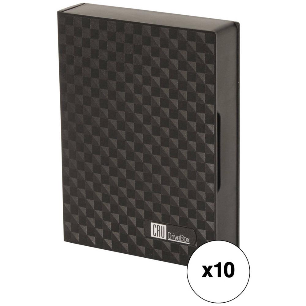 CRU-DataPort DriveBox 3.5"" - Estuche Antiestático para Discos Duros (Paquete de 10) - Diseño Compact