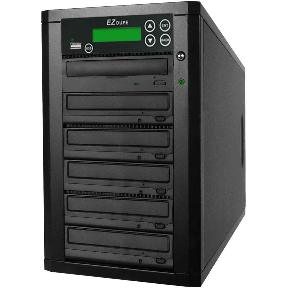 EZ Dupe Media Maven: Duplicador de DVD, CD y USB con 5 Copias Simultáneas
