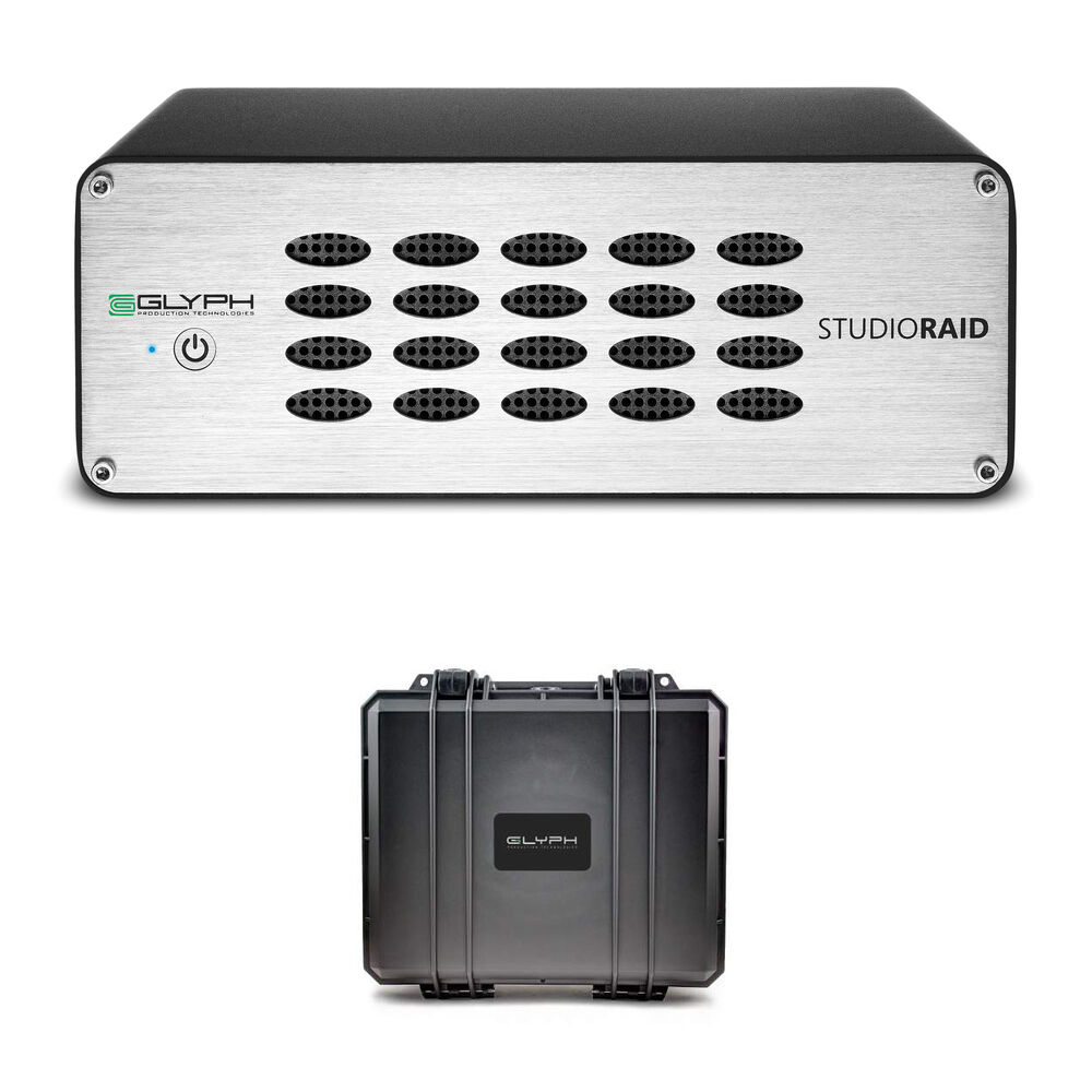 Glyph Technologies SR8000 Kit de Almacenamiento StudioRAID de 8TB con Estuche Hardshell