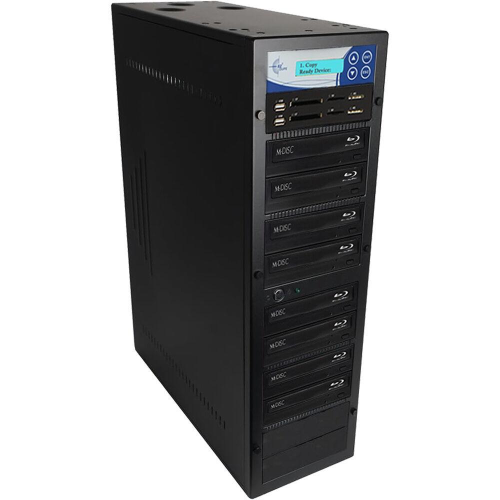 EZ Dupe Duplicador de Medios 7-Copias - Espejo de Flash para BD/DVD a Flash/Disco