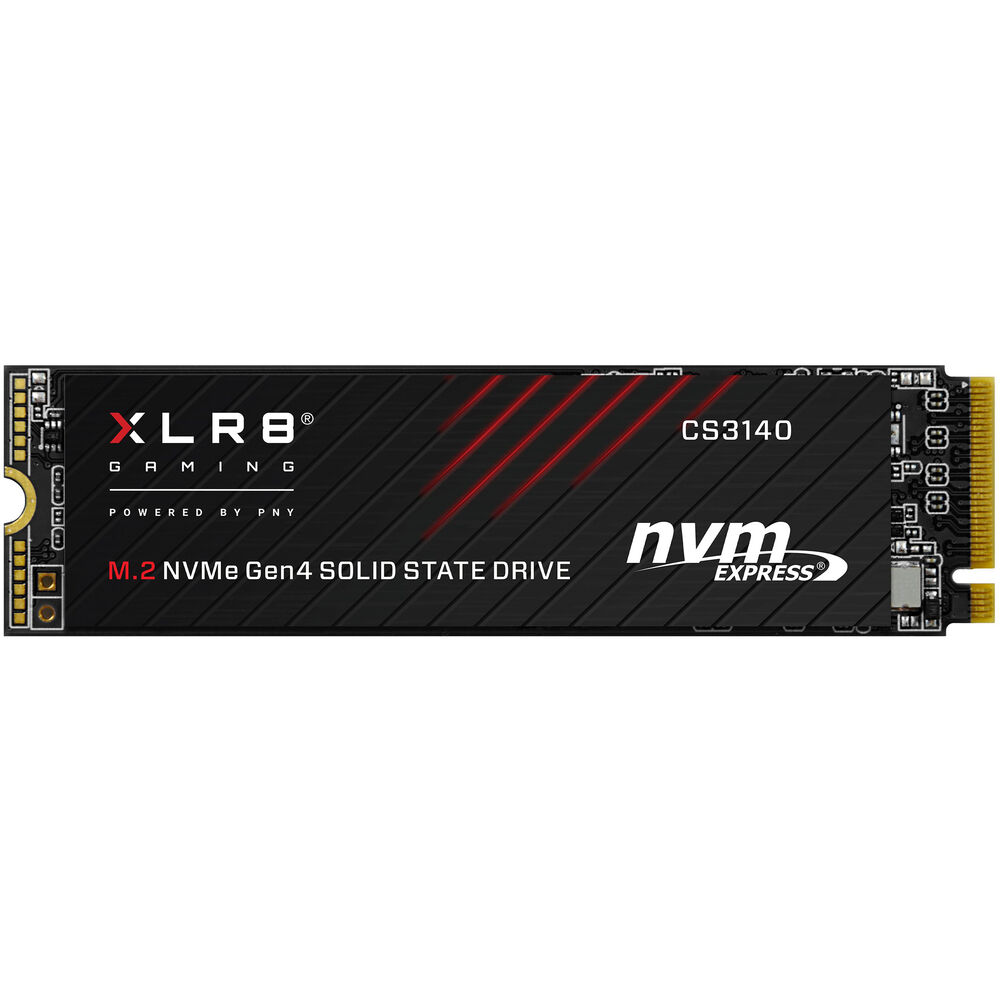 PNY 1TB CS3140 SSD Interno M.2 2280 NVMe - 7500 MB/s Lectura, 5650 MB/s Escritura, PCIe 4.0, 3D V-NA