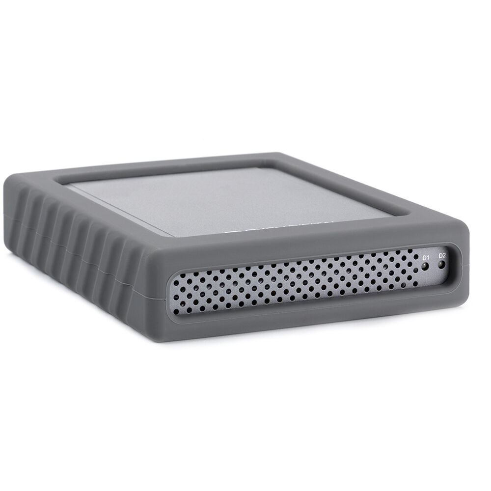 Oyen Digital MiniPro RAID V4 16TB 2-Bay SSD Portátil USB-C 3.2 Gen 2 con RAID 0, 1 & JBOD, Controlad