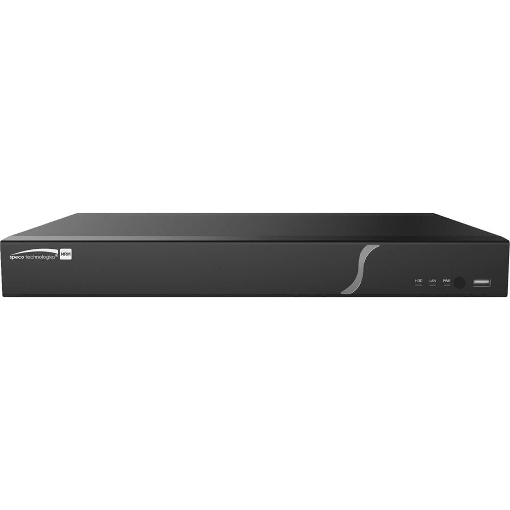 NVR de 8 Canales 8MP Speco Technologies N8NRM con 16TB HDD - Soporta hasta 8 Cámaras, Audio Bidirecc