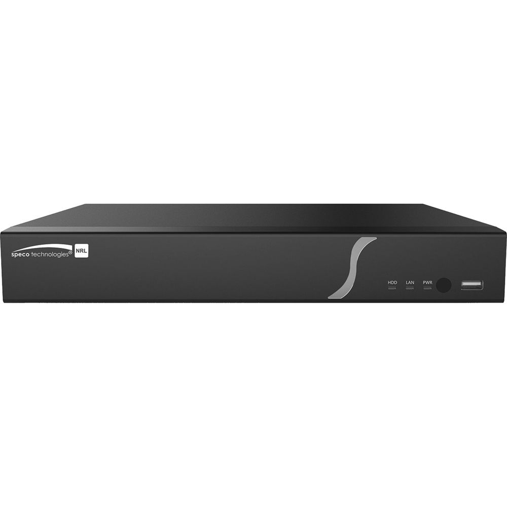 NVR de 8 Canales 8MP Speco Technologies NRL con HDD de 2TB - Grabación hasta 3840 x 2160, Compresión