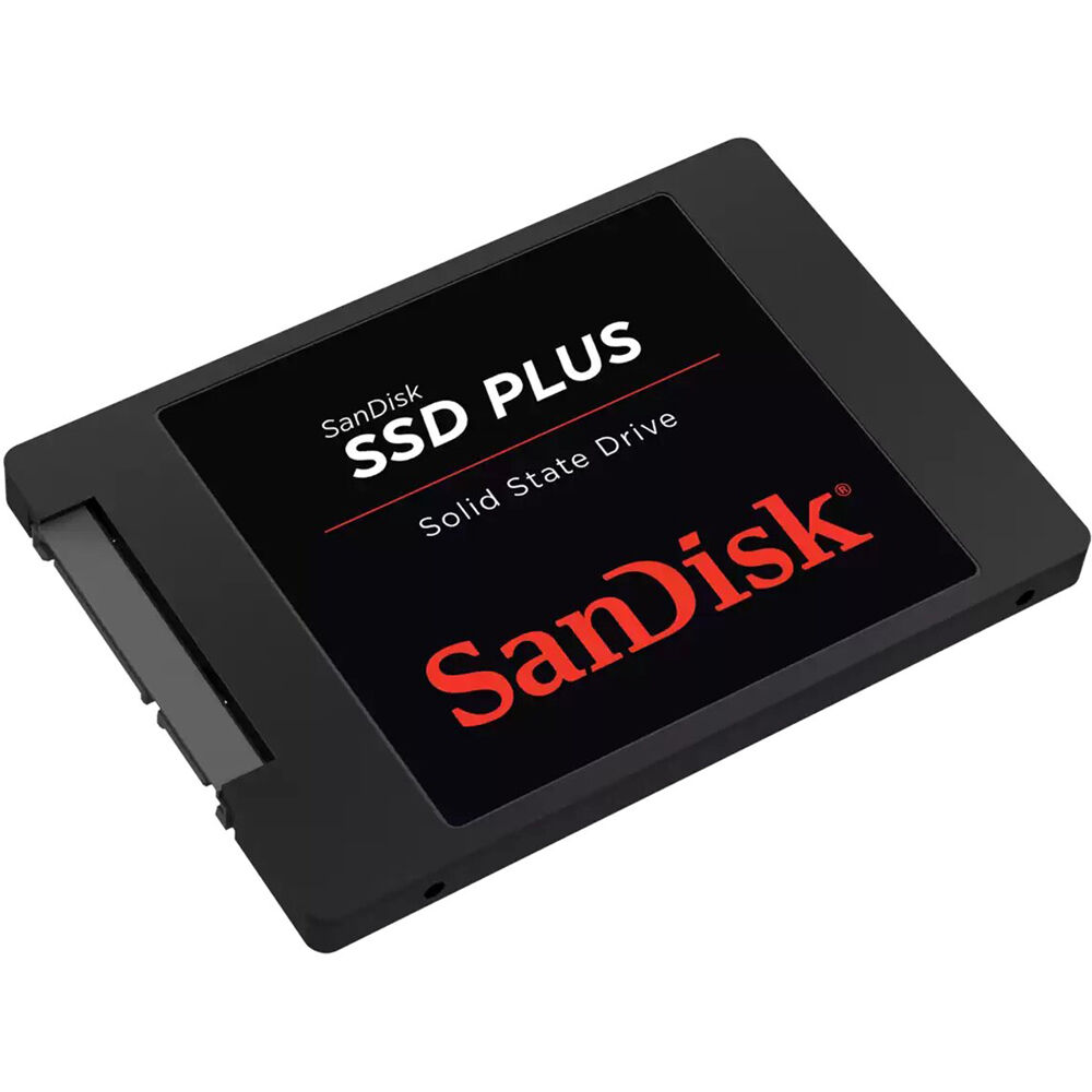 SanDisk 2TB SSD Plus SATA III 2.5"" Interno - 535 MB/s Lectura, 450 MB/s Escritura, Software de Clona