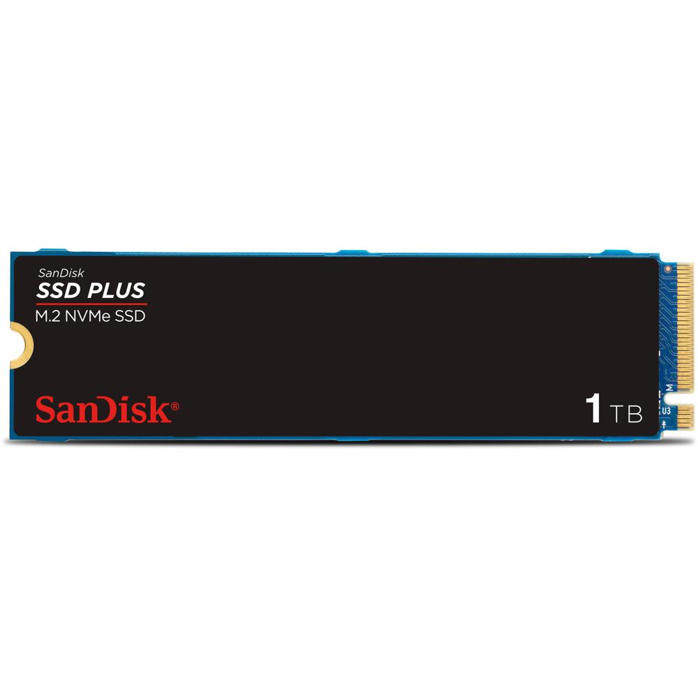 SanDisk 1TB SSD PLUS M.2 NVMe PCIe 3.0 - Almacenamiento Rápido y Eficiente con Velocidades de Lectur