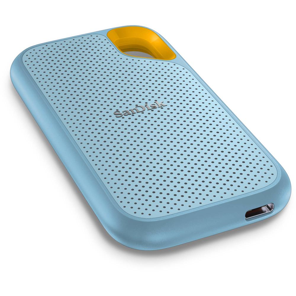 SanDisk 1TB Extreme Portable SSD V2 (Azul ) - Capacidad Total de 1TB, USB-C 3.2 Gen 2, Velocida