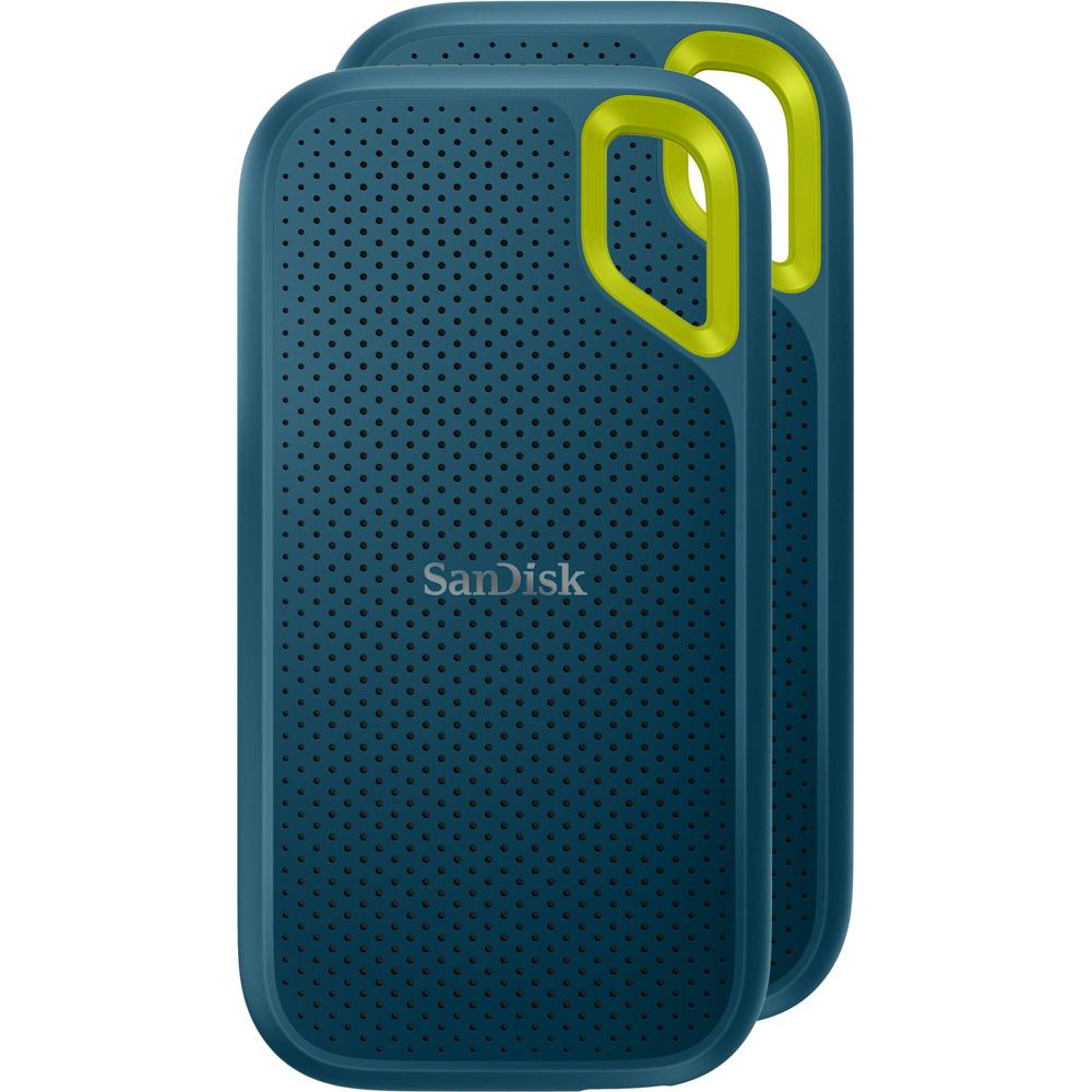 SanDisk 2TB Extreme Portable SSD V2 - Capacidad de Almacenamiento 2TB, USB-C 3.2 Gen 2, Velocidad de