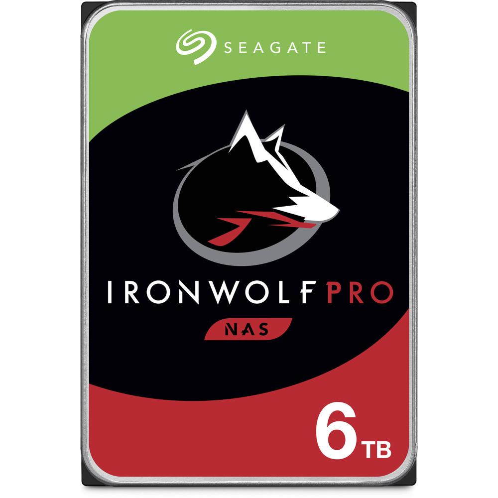 Seagate 6TB IronWolf Pro 7200 rpm SATA III 3.5"" HDD Interno NAS (CMR) - 256MB Cache, 250 MB/s, 2 Mil
