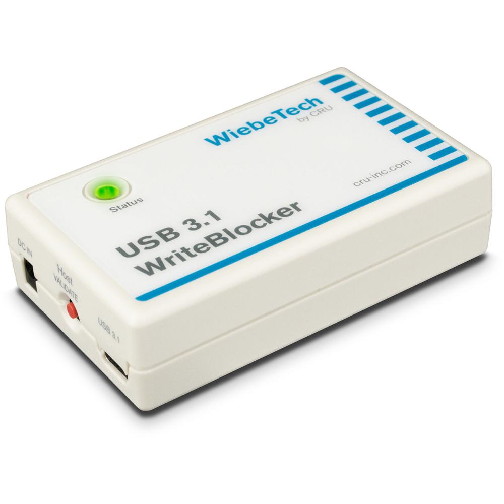 CRU-DataPort USB 3.1 WriteBlocker - Conexión Host USB Tipo-C, Conexión Fuente USB Tipo-C y Tipo-A, B