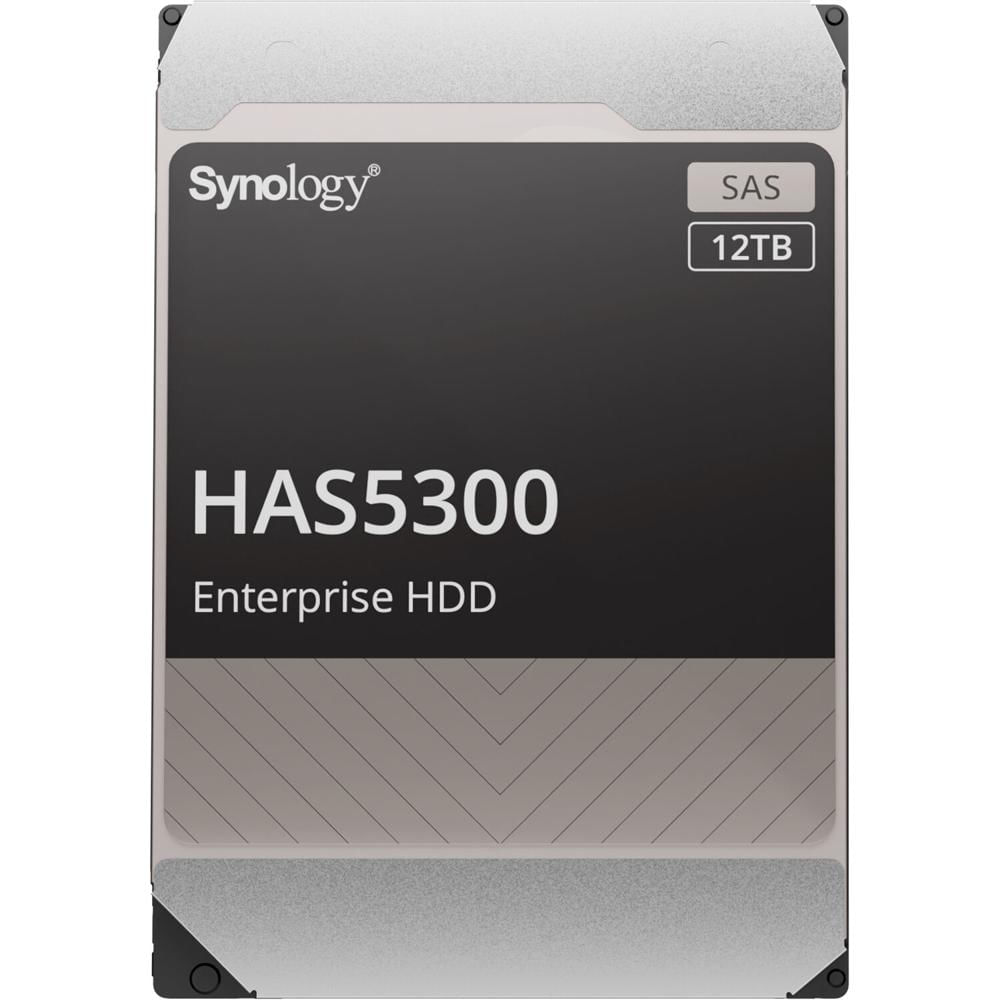 Synology 12TB HAS5300 HDD Interno Empresarial SAS-3 3.5"" - 7200 rpm, 256MB Caché, 550TB Carga Anual,