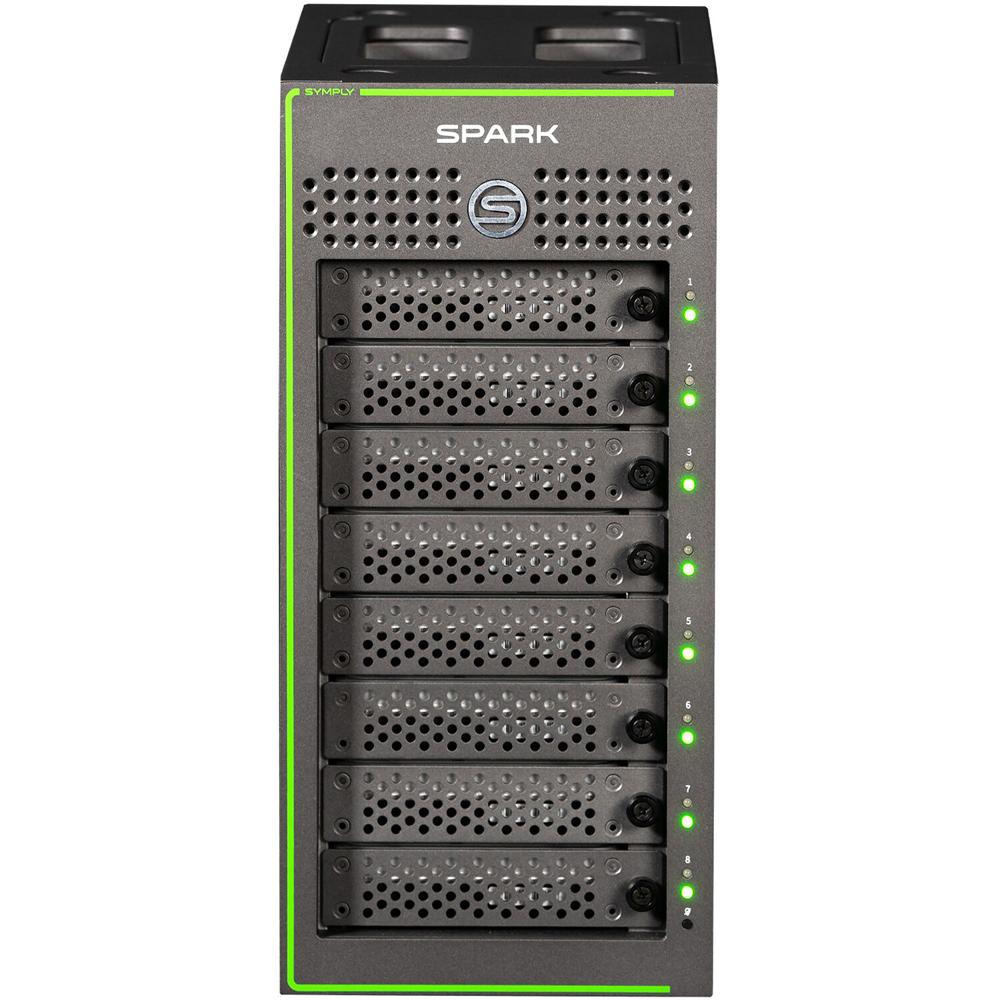 SYMPLY SymplySPARK 48TB Array RAID Thunderbolt 3 (8 x 6TB) - 1711 MB/s Lectura, 1639 MB/s Escritura,