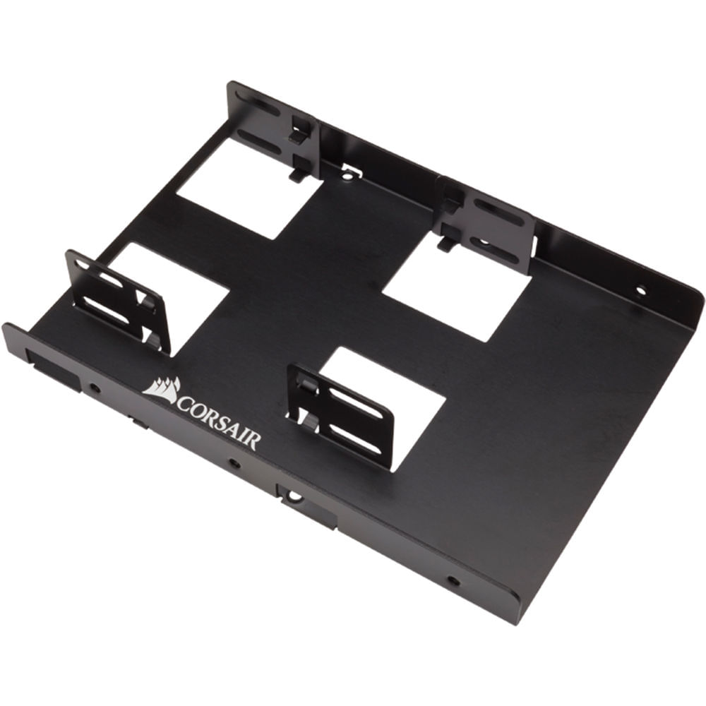 Soporte de Montaje Corsair para Discos Duales de 2.5"" a 3.5"" - Aluminio Anodizado, Ajustable, Compat