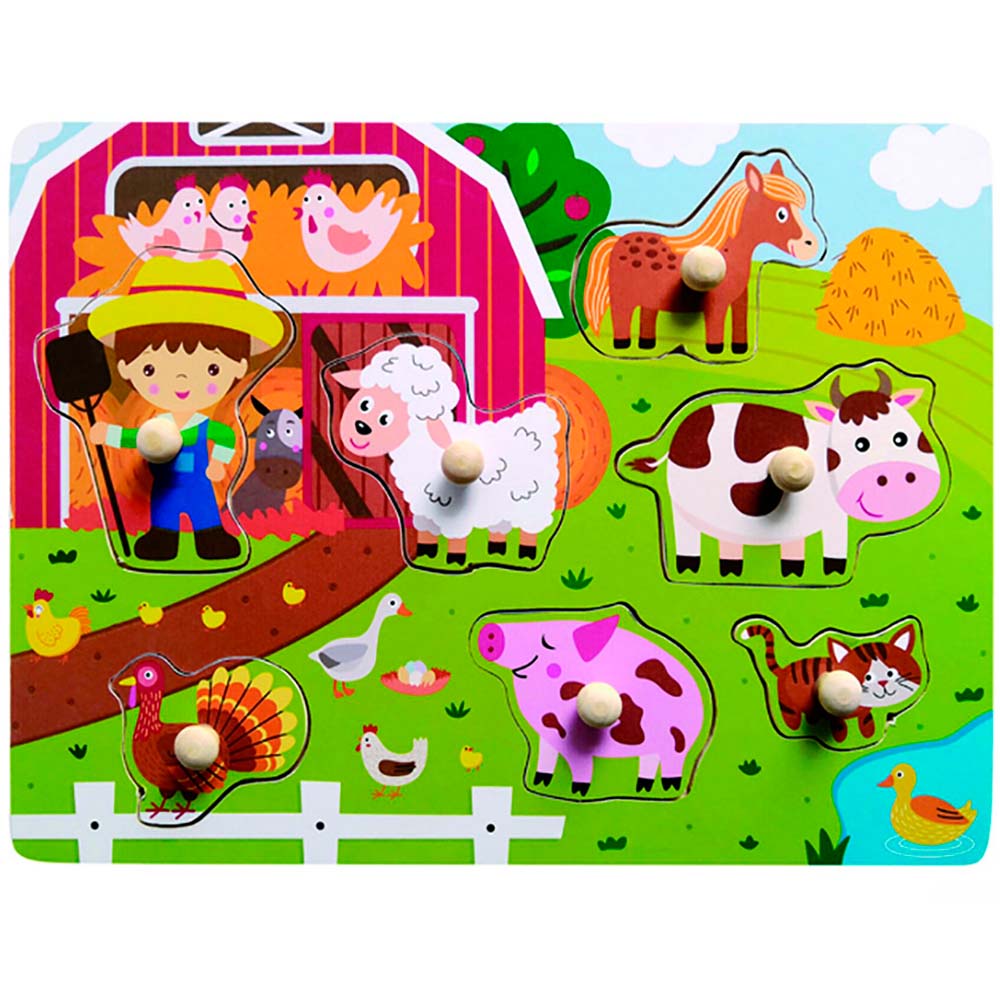 Juego didáctico encaje madera Wts63636-4  (Modelos Aleatorios)